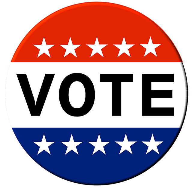 uvot in election button