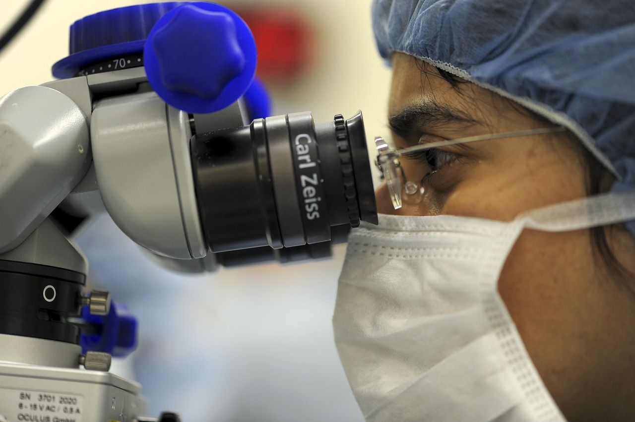 doctor and microscope There are many careers for psychology majors in medicine